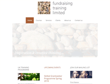 Tablet Screenshot of fundraisingtraining.co.uk
